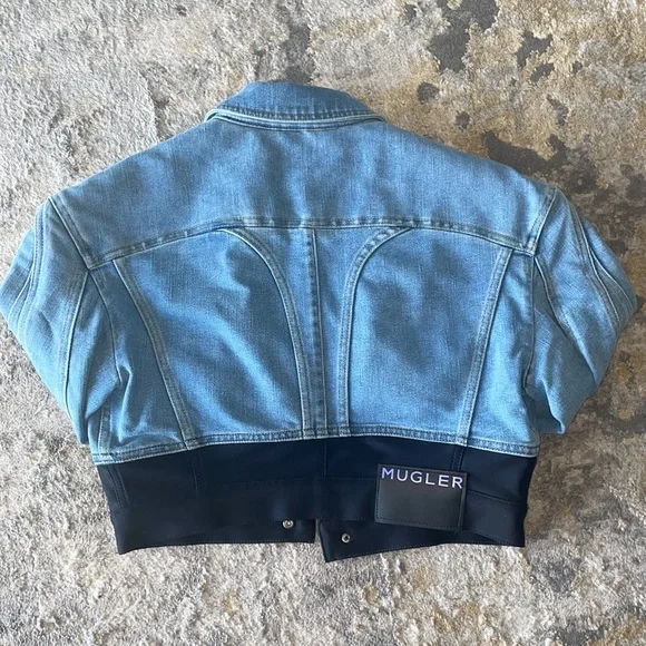 MUGLER x H&M Womens Denim Jacket - Picture 5 of 7